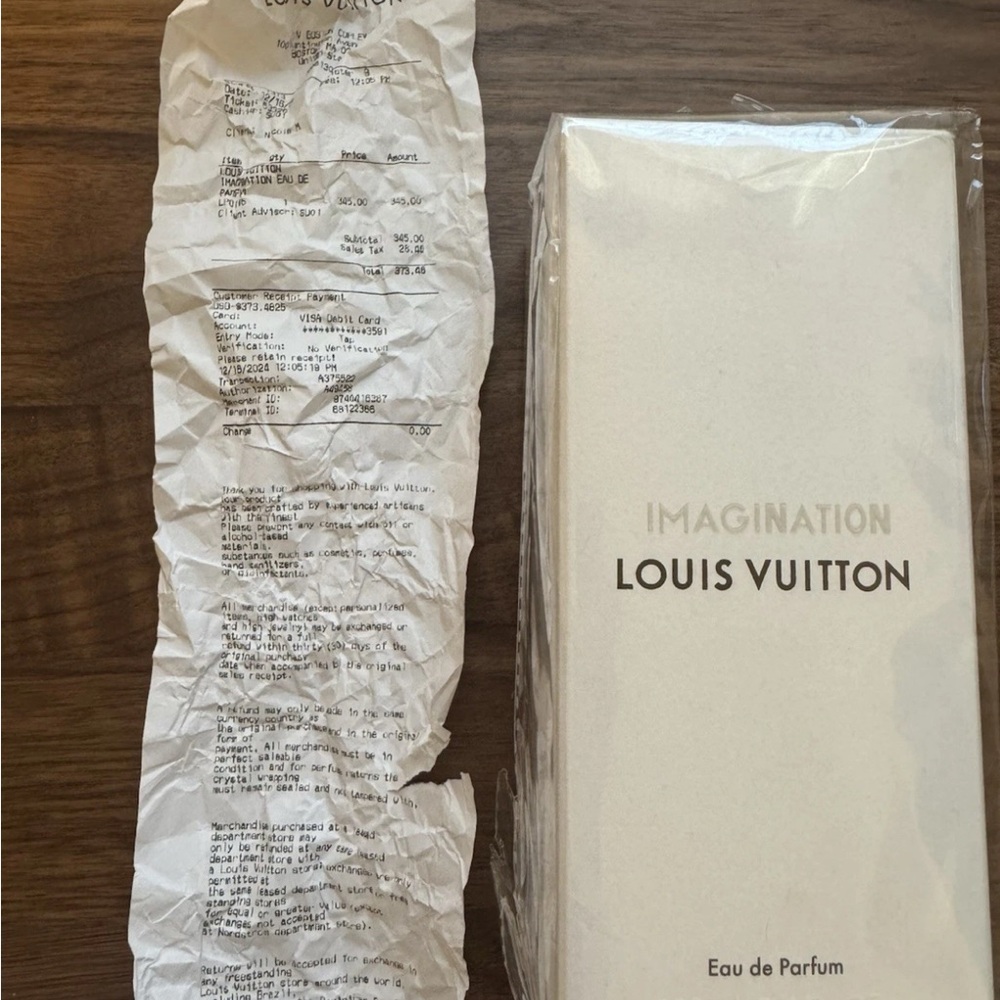 Louis Vuitton Imagination Eau de Parfum used only 15%